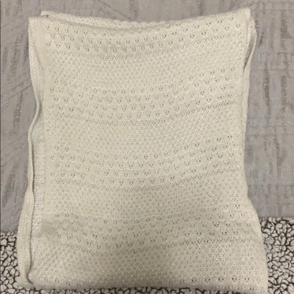 Sparkly White Scarf!